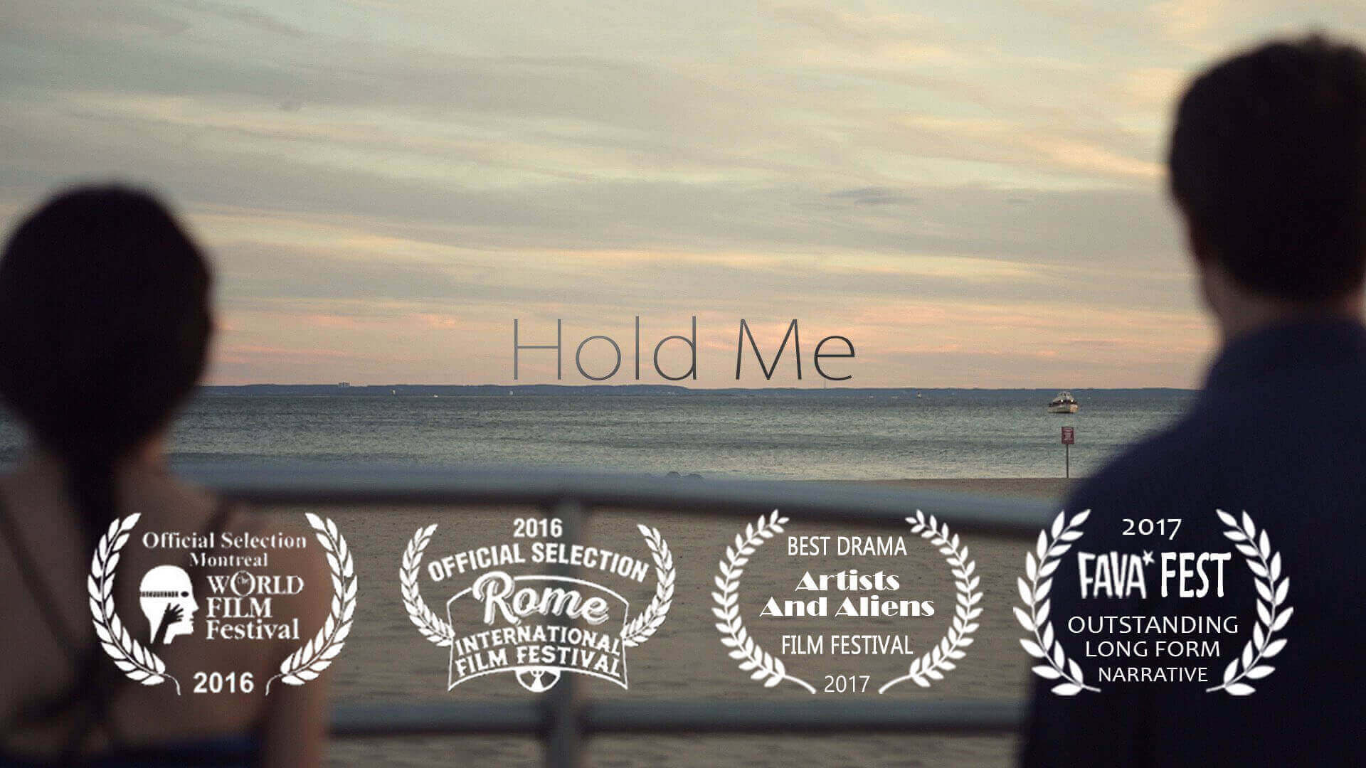image of the two main characters of Hold Me looking out to see